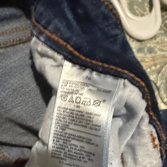 Women's Blue Distressed Jennings Jeans - Picture 5 of 5